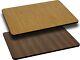 30'' X 60'' Restaurant Table Top With Natural Or Walnut Reversible Laminate Top