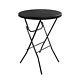 32in Cocktail Table High Top Folding Table Portable Bar Height Folding Table Rou