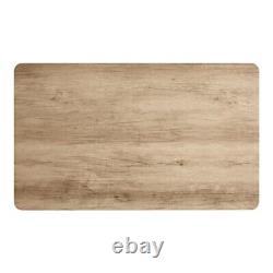 36 x 60 Rectangular Restaurant Table Top with Gray Wood Laminate Top Finish