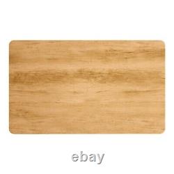 36 x 60 Rectangular Restaurant Table Top with Maple Laminate Top Finish