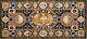 36 X 84 Inches Bar Table For Hotel Decor Marble Dining Table Top Pietra Dura Art