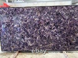 72 x 36 Amethyst Stone Dining Table / Kitchen Counter Top / Bar Counter