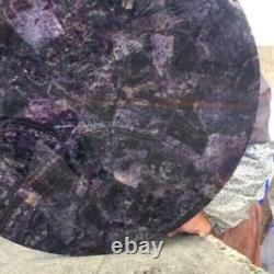 Amethyst Stone Round Coffee Table Top Counter Desk Table Bar Table Hallway Decor