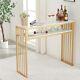 Bar Table, High Top Pub Tables For Kitchen, Modern Dinning Table With Gold