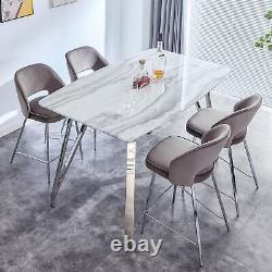 Bar table. Dining Table. Spacious MDF Top Dining Table with plating Legs Perfect