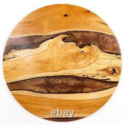 Brown Epoxy Resin Dining Table, Living Room Decorative Table Top Bar Table Tops