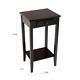 Cherry Storage End Table New