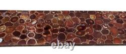Conference Two Table Top Red Onyx Bar Top Inlay Kitchen Slab Chirtsmas 4'x2