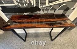 Epoxy Bar Top, Epoxy Resin Table, Sofa Table, Live Edge Epoxy Table, Epoxy Bench