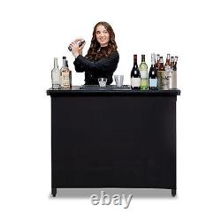 GoBar PRO Commercial Grade Portable Bar Table Mobile Bartender Station for