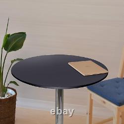 Leopard MDF round Top Not Adjustable (41 INCHES Height) Bar Table, Pub Table wit