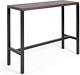 Outdoor Counter Height Bar Table, 39.4 Pub Height Dining Bar Table With Wood Us