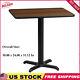 Rectangular Walnut Laminate Table Top Reversible With Height Base Dining Room New
