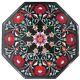 Shiny Gemstone Inlay Work Coffee Table Top Octagon Marble Lawn Table For Hotel