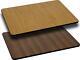 Table Top With Natural Or Walnut Rectangular Reversible Laminate Top 30'' X 42'