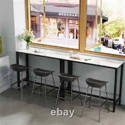 Table de bar exquise XXL Table haute de café Table console Table de comptoir de café