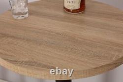 Table ronde KennynElvis avec dessus en bois